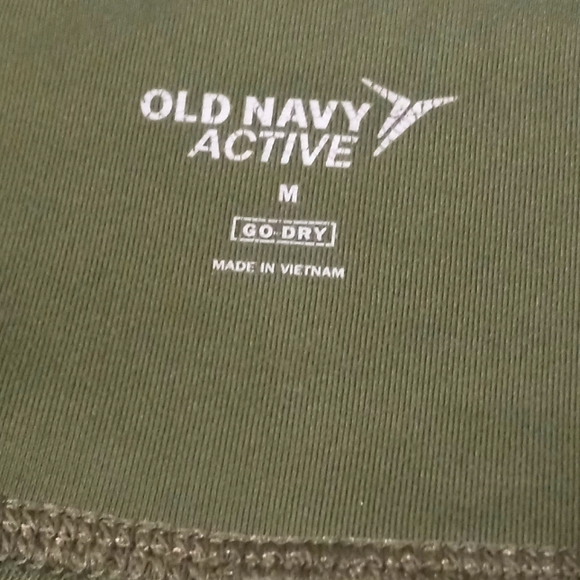 OLD NAVY Active GO-DRY Leggings Size M in Military Green. - Picture 7 of 7
